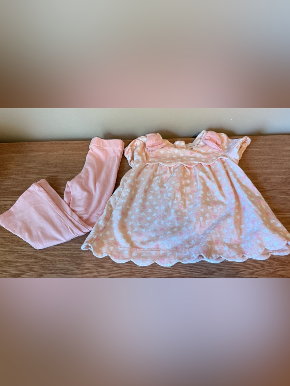 cupcakes & cashmere Pink Heart-Print Kids Top, size 2T